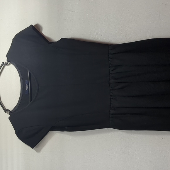 Madewell Sleeveless Ponte Little Black Dress, Mini, Size S - Picture 4 of 8
